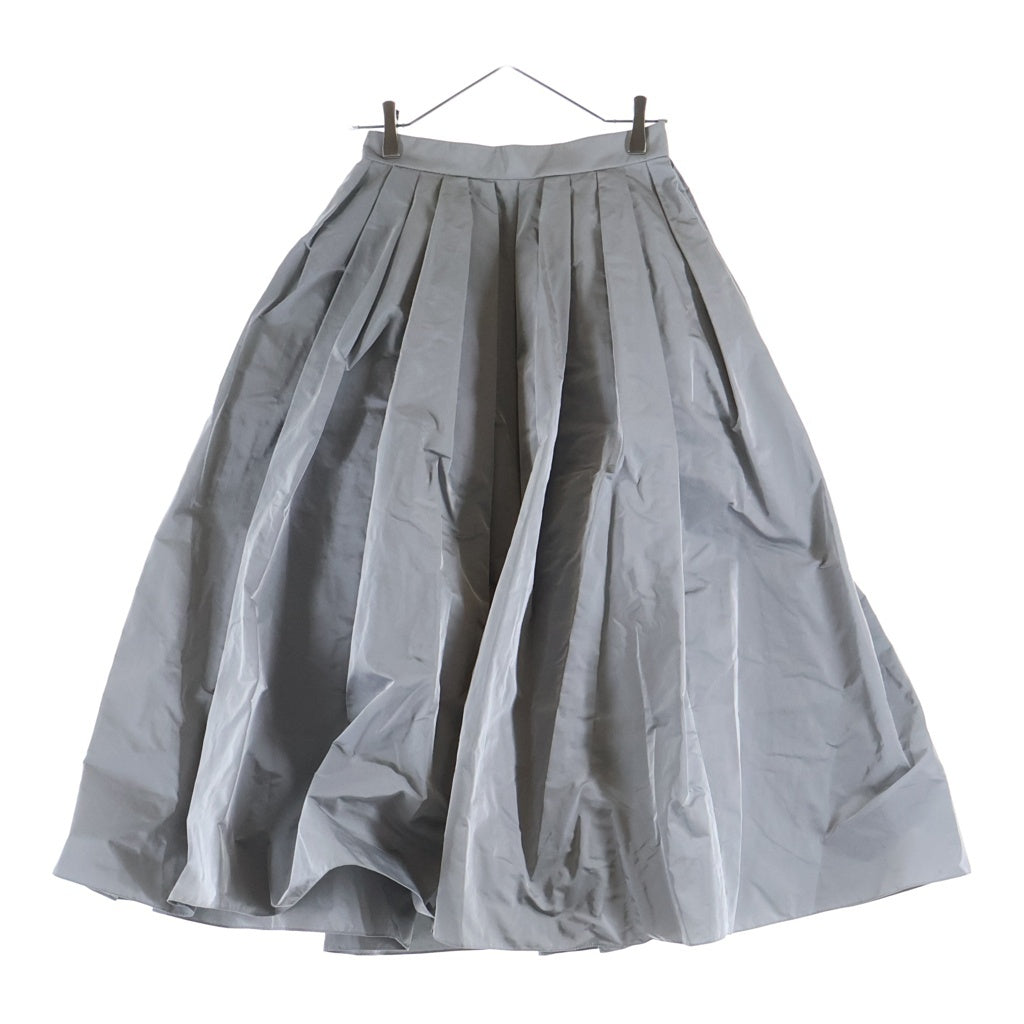 Alexander McQueen(アレキサンダーマックイーン) プリーツ ボリューム ロングスカート グレー レディース 684284 QEACM