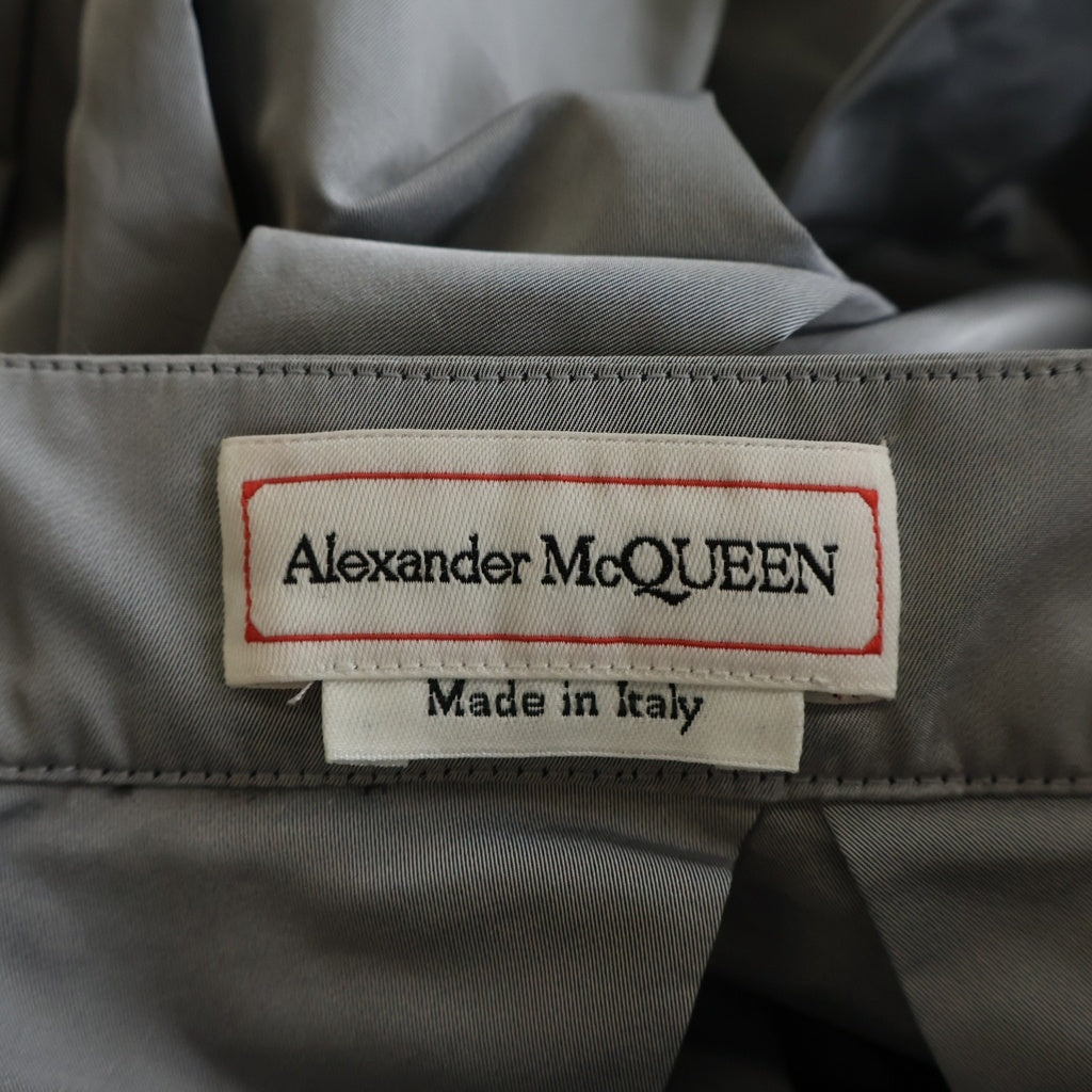 Alexander McQueen(アレキサンダーマックイーン) プリーツ ボリューム ロングスカート グレー レディース 684284 QEACM