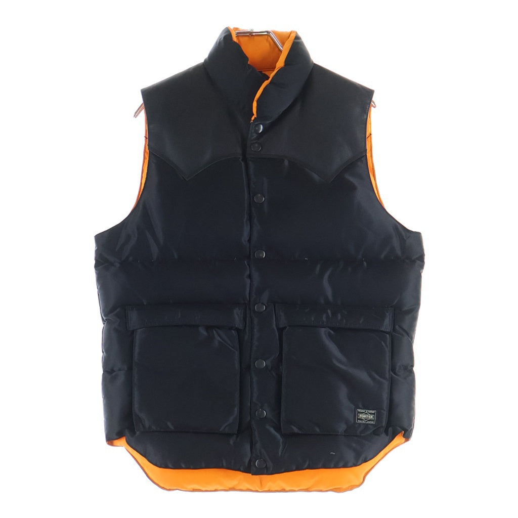 ROCKY MOUNTAIN(ロッキーマウンテン) ×PORTER ×BEAMS TANKER DOWN VEST ポーター ビームス タンカー ダウンベスト ブラック 450-492-64