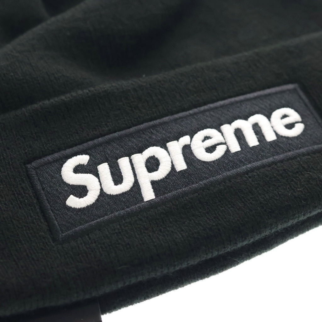 SUPREME(シュプリーム) 22AW ×New Era Box Logo Beanie ボックスロゴ ビーニー ニットキャップ 帽子 ブラック