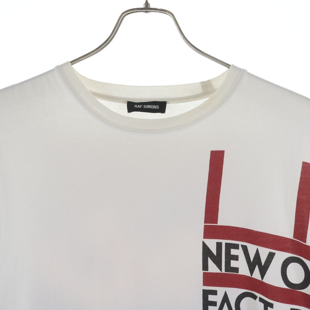 RAF SIMONS(ラフシモンズ) 18SS NEW ORDER CAPSULE COLLECTION 権力の美学 半袖Tシャツ ホワイト