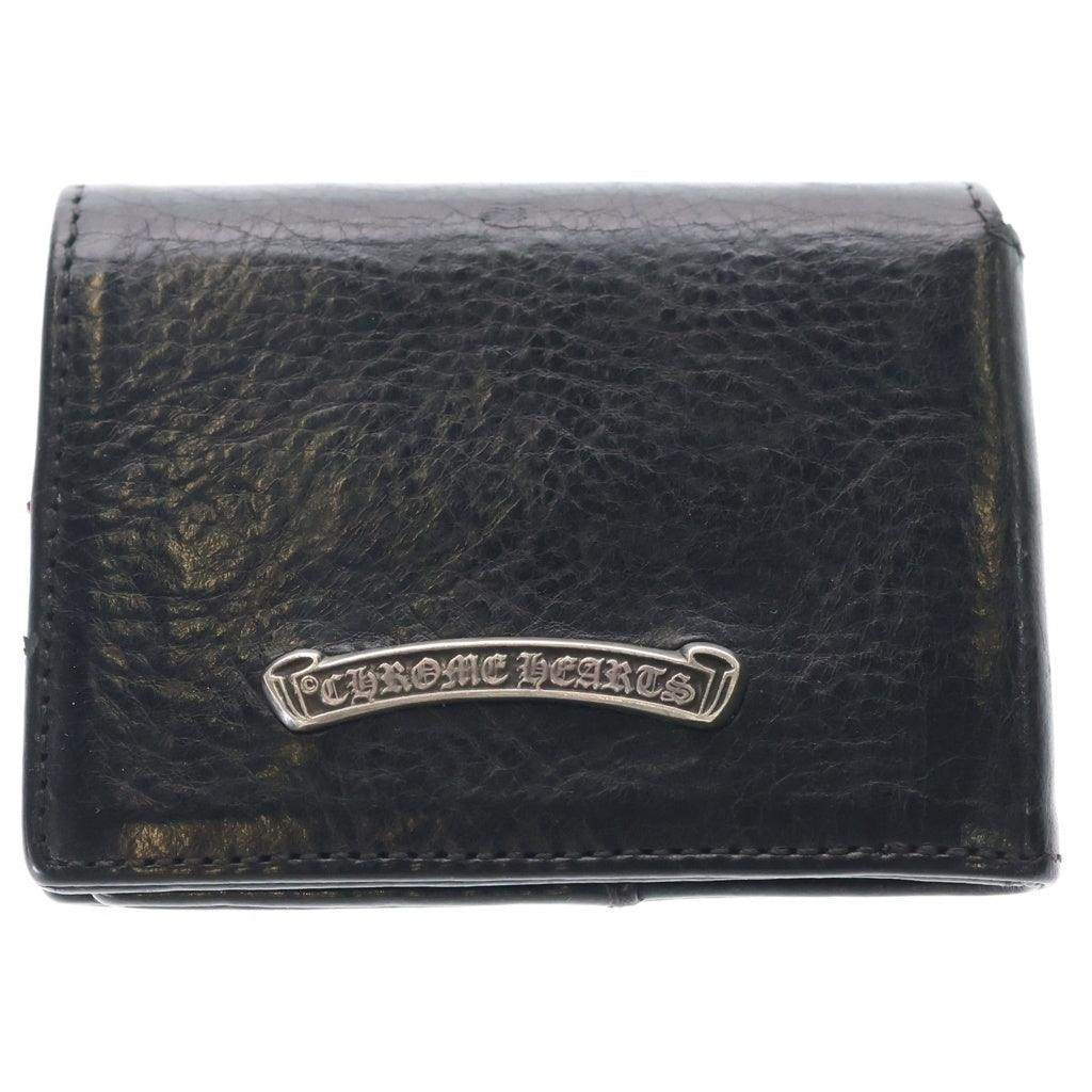 CHROME HEARTS(クロムハーツ) CARD CASE カードケース 3フォールド 3つ折り 財布 ブラック