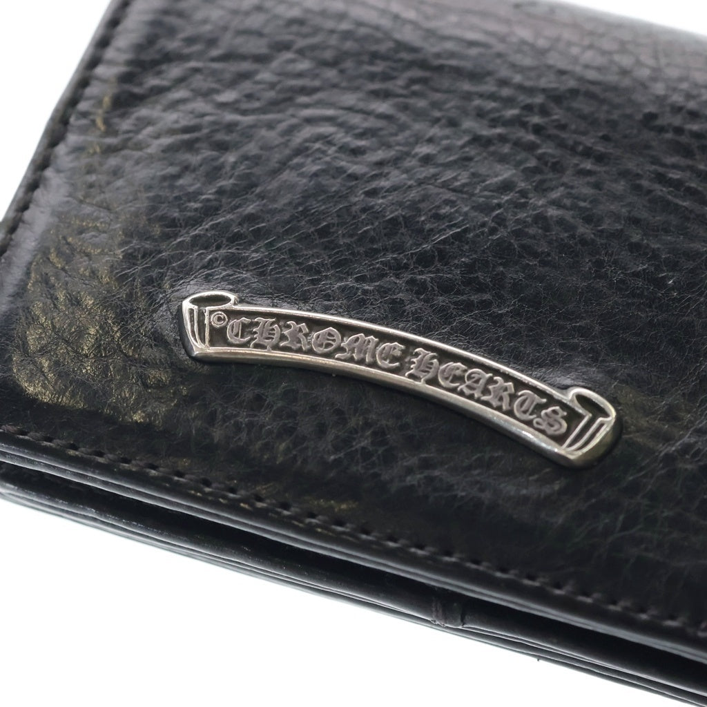 CHROME HEARTS(クロムハーツ) CARD CASE カードケース 3フォールド 3つ折り 財布 ブラック