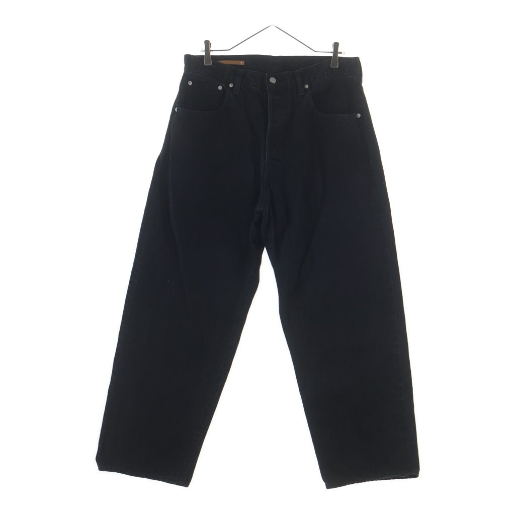 SCYE BASICS(サイベーシックス) Selvage Black Denim Baggy Jeans セルビッチデニム バギージーンズ ブラック