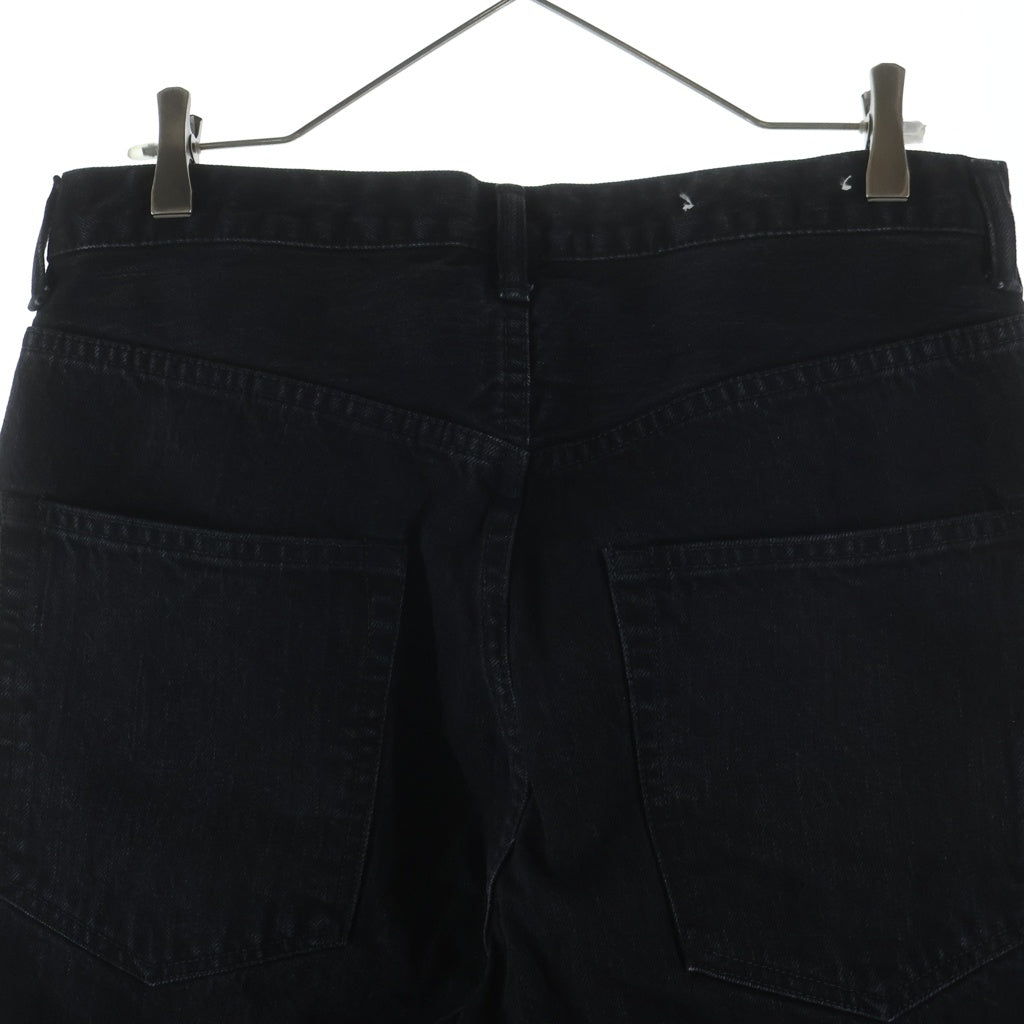 SCYE BASICS(サイベーシックス) Selvage Black Denim Baggy Jeans セルビッチデニム バギージーンズ ブラック