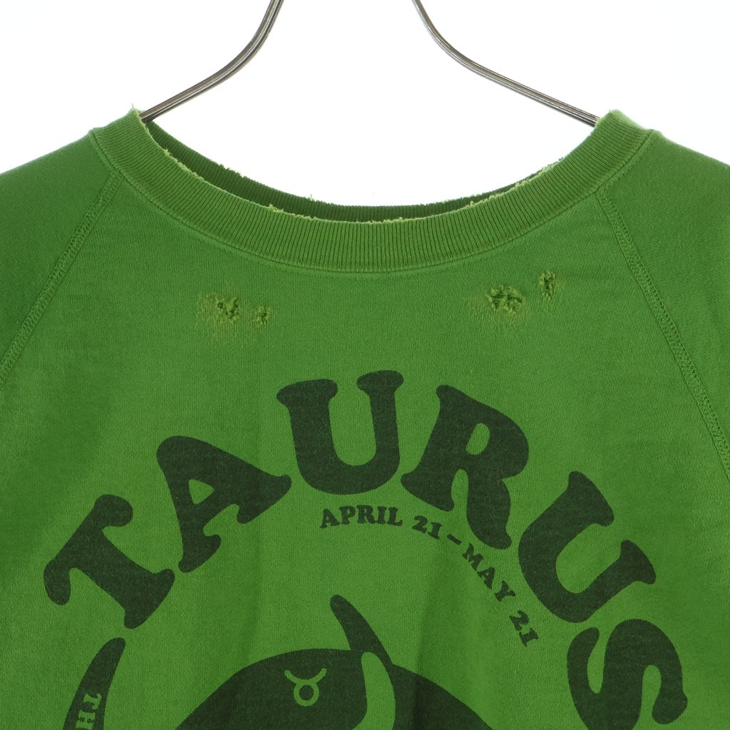 NEXUS7(ネクサスセブン) TAURUS CREW SWEAT 牡牛座 クルーネックスウェット グリーン ROA-NNK-C0H