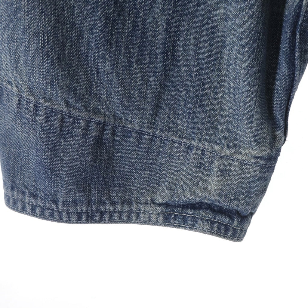 ULTERIOR(アルテリア) FADED LIGHT DENIM COVERALL ライトオンスカバーオール インディゴ USH65-KC200-B