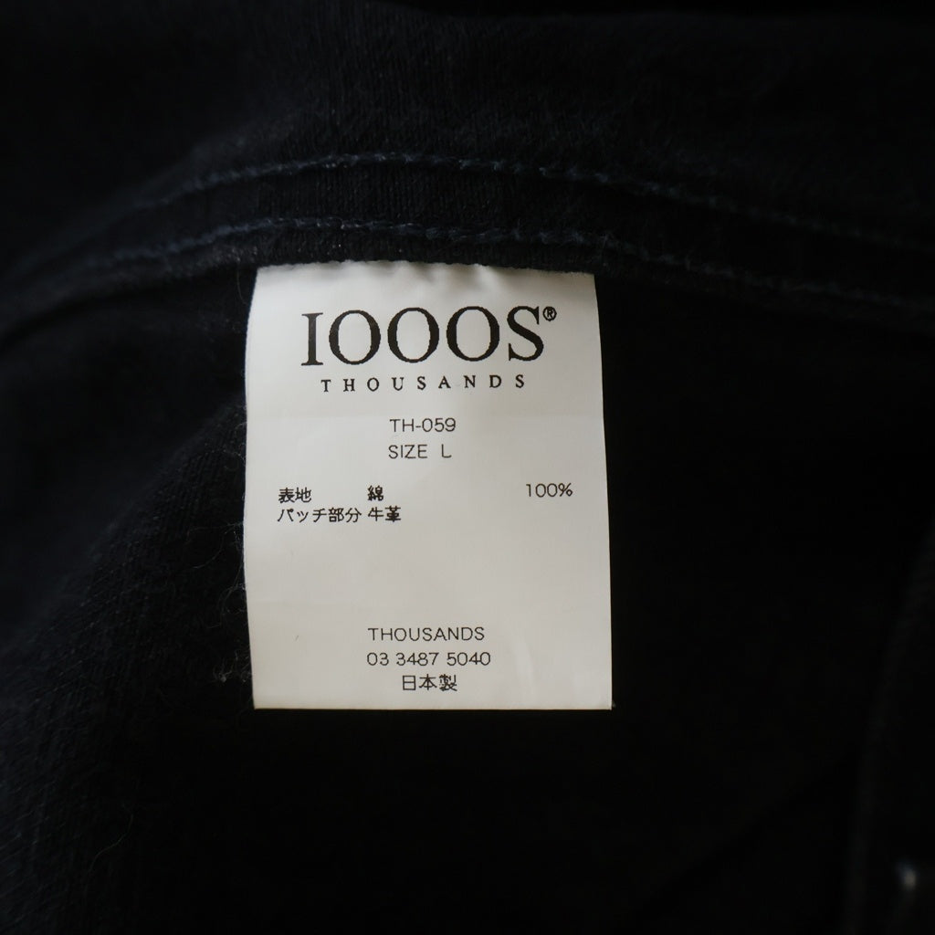 NO BRAND(ノーブランド) 1000S サウザンズ INVISIBLE PLEATED DENIM JACKETインビジブル プリーツデニムジャケット ブラック TH-059
