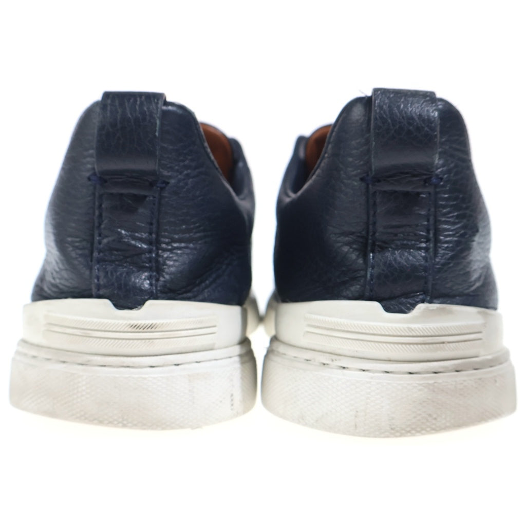 Ermenegildo Zegna(エルメネジルドゼニア) TRIPLE STITCH トリプルステッチ ローカットスニーカー ネイビー US12