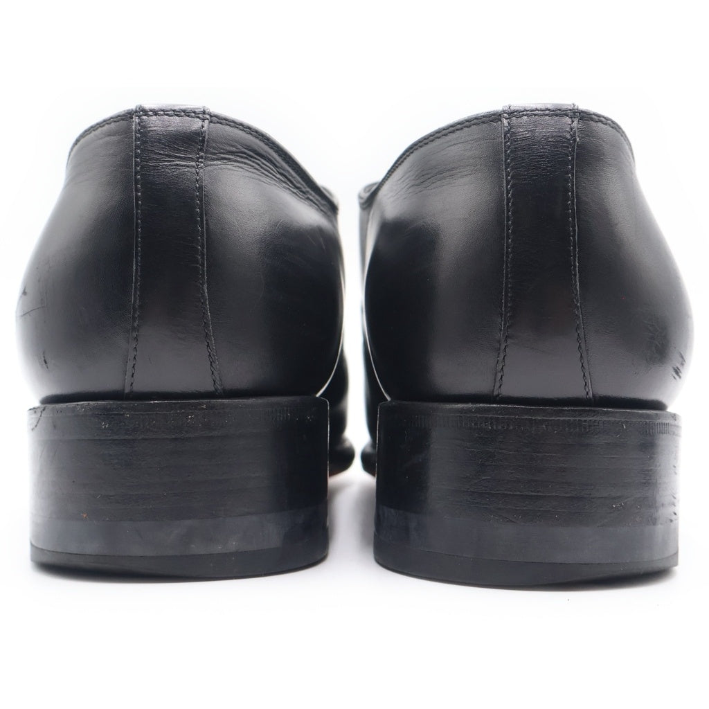 Santoni(サントーニ) シングルモンク レザーシューズ ローファー 革靴 ブラック 9 1/2 16486