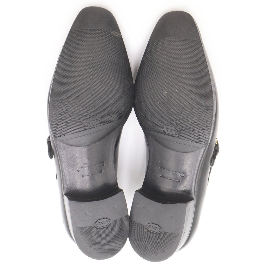 JOHN LOBB(ジョンロブ) Chapel チャペル ダブルモンク レザードレスシューズ ローファー 革靴 ブラック