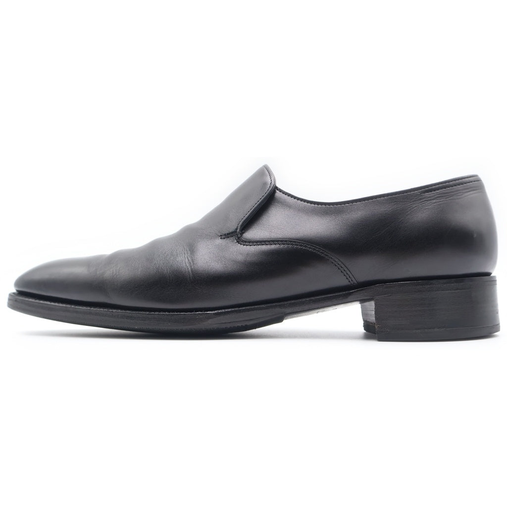 JOHN LOBB(ジョンロブ) ELM スリッポン レザーシューズ ローファー 革靴 ブラック 9 1/2