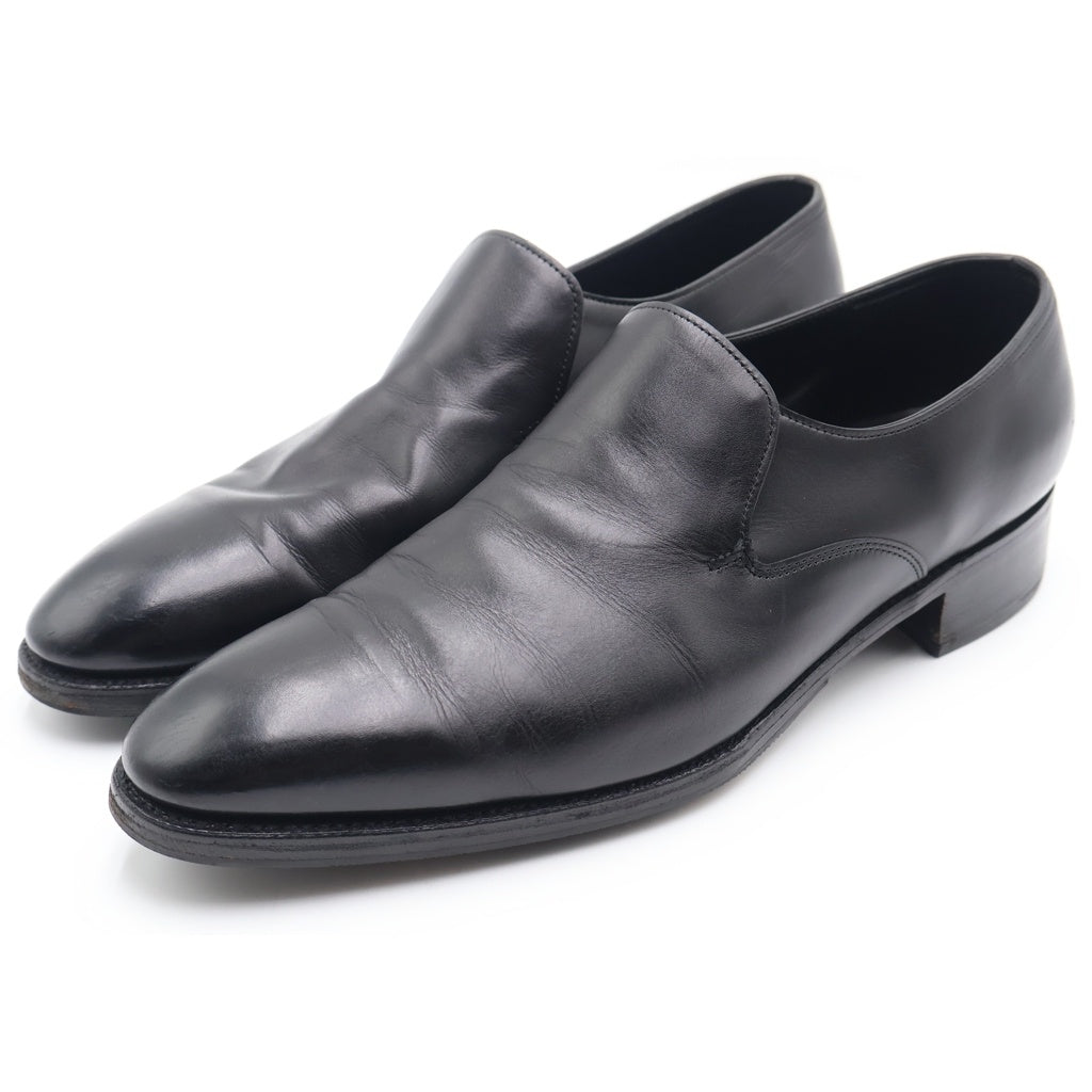 JOHN LOBB(ジョンロブ) ELM スリッポン レザーシューズ ローファー 革靴 ブラック 9 1/2