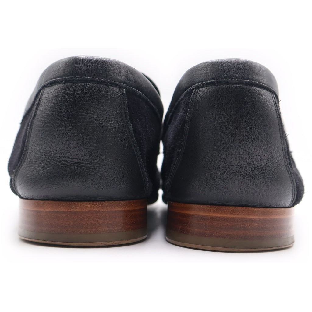JOHN LOBB(ジョンロブ) HENDRA スウェードレザー コインローファー シューズ 革靴 ブラック 9 1/2