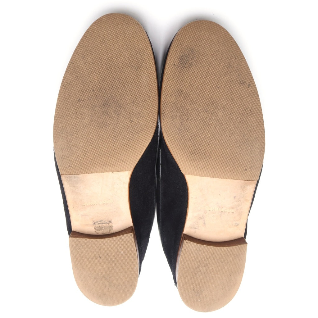 JOHN LOBB(ジョンロブ) HENDRA スウェードレザー コインローファー シューズ 革靴 ブラック 9 1/2