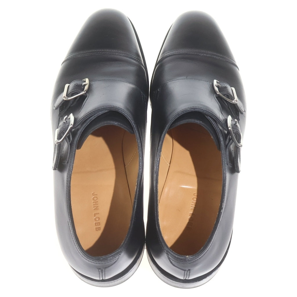 JOHN LOBB(ジョンロブ) ウィリアム2 ダブルストラップ レザーシューズ ブーツ 革靴 ブラック