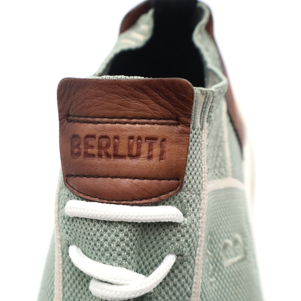 Berluti(ベルルッティ) シャドウカーフレザー ローカットスニーカー グリーン
