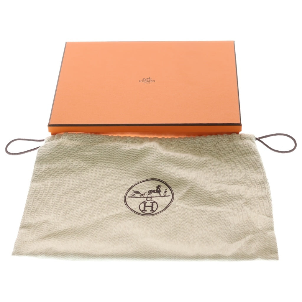 HERMES(エルメス) 076701CK EAZIP VERSO スイフト レザーノートカバー ブックカバー 手帳 ブラウン