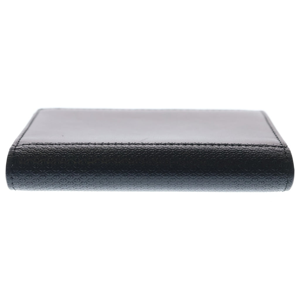 JOHN LOBB(ジョンロブ) ロゴ エンボス レザー カードケース 名称入れ ブラック