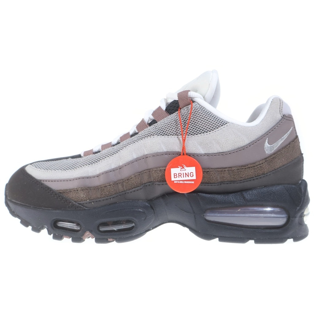 NIKE(ナイキ) WMNS AIR MAX 95 BIG BUBBLE VELVET BROWN IB6396-200 ウィメンズ エアマックス95 ビッグバブル ローカットスニーカー グレー/ブラウン US10/27cm レディース