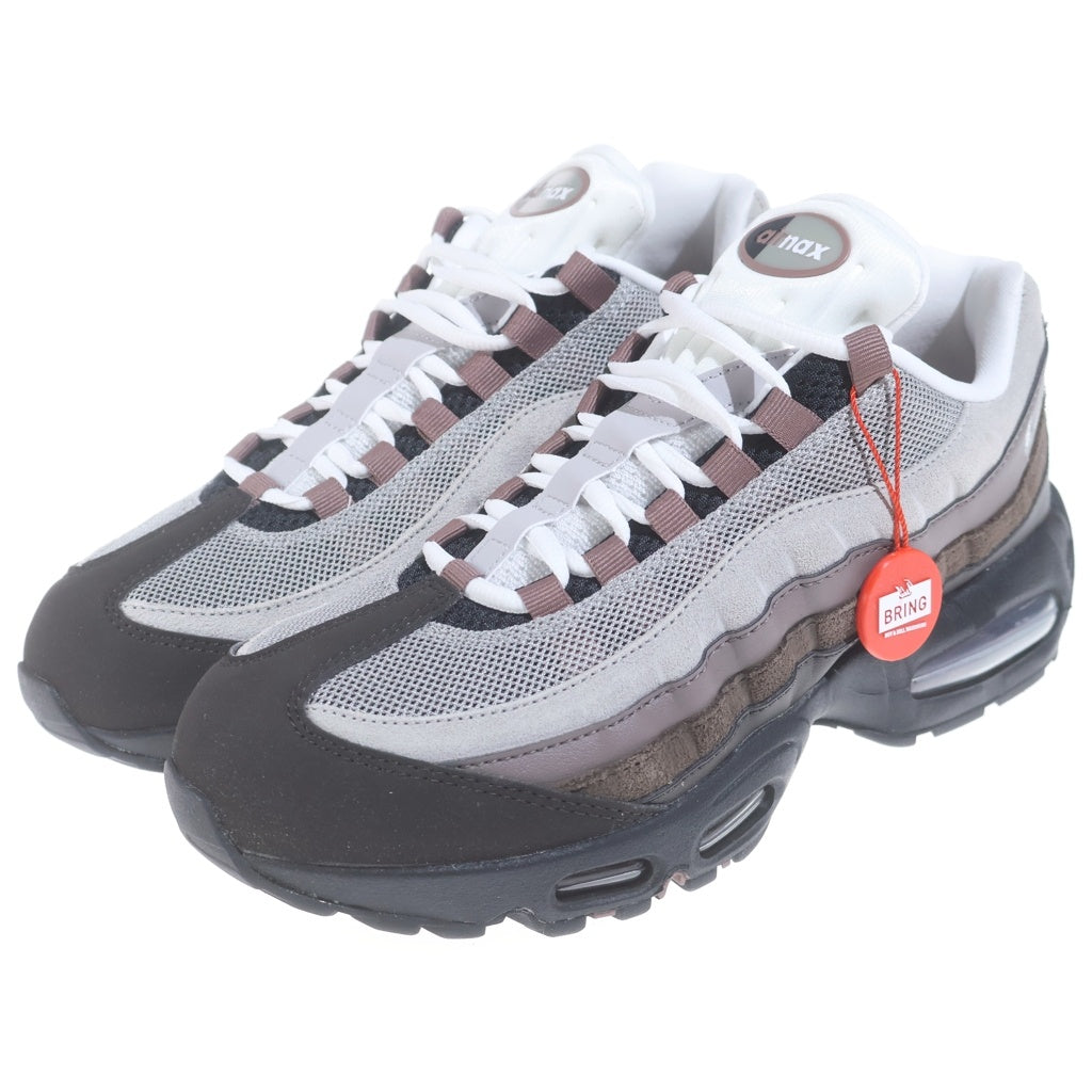 NIKE(ナイキ) WMNS AIR MAX 95 BIG BUBBLE VELVET BROWN IB6396-200 ウィメンズ エアマックス95 ビッグバブル ローカットスニーカー グレー/ブラウン US10/27cm レディース