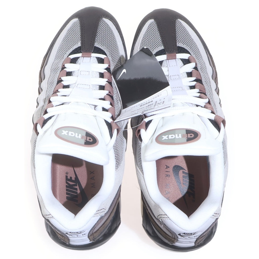 NIKE(ナイキ) WMNS AIR MAX 95 BIG BUBBLE VELVET BROWN IB6396-200 ウィメンズ エアマックス95 ビッグバブル ローカットスニーカー グレー/ブラウン US10/27cm レディース