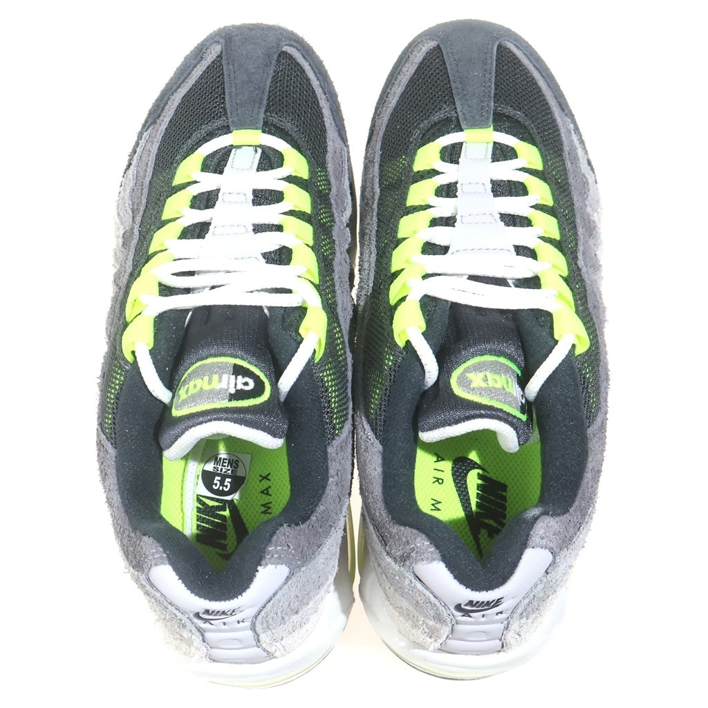 NIKE(ナイキ) ×MOMA DESIGN STORE EXCLUSIVE AIR MAX 95 HM4738-001 モマデザインストア エクスクルーシブ エアマックス95 ローカットスニーカー グリーン/グレー US5.5/24cm