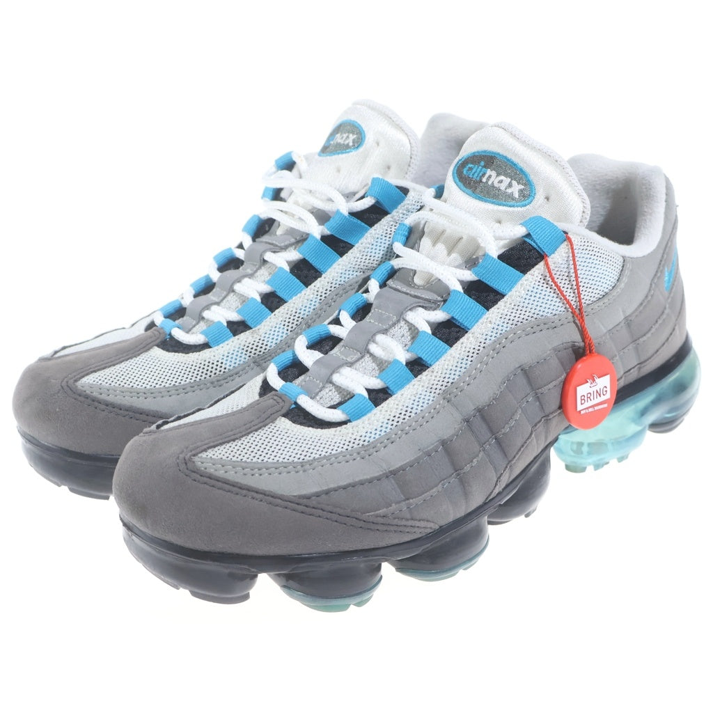 NIKE(ナイキ) AIR VAPORMAX 95 AJ7292-002 エアヴェイパーマックス95 ローカットスニーカー グレー/ブルー US8.5/26.5cm