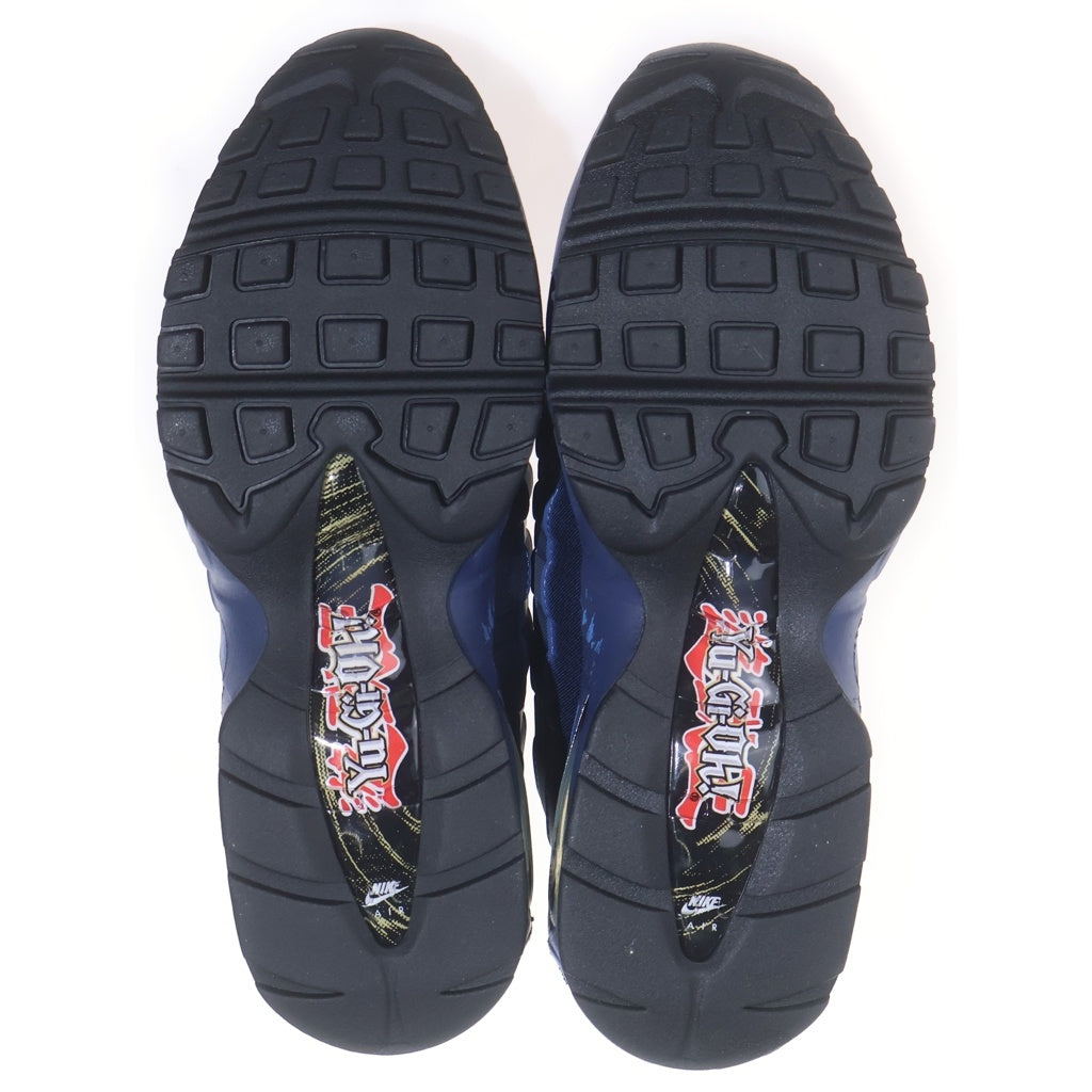 NIKE(ナイキ) ×Yu-Gi-Oh! AIR MAX 95 AIR MUSCLE JOEY 遊戯王 エアマックス95 エアマッスル ジョーイ ローカットスニーカー ネイビー US8.5/26.5cm II7404-400