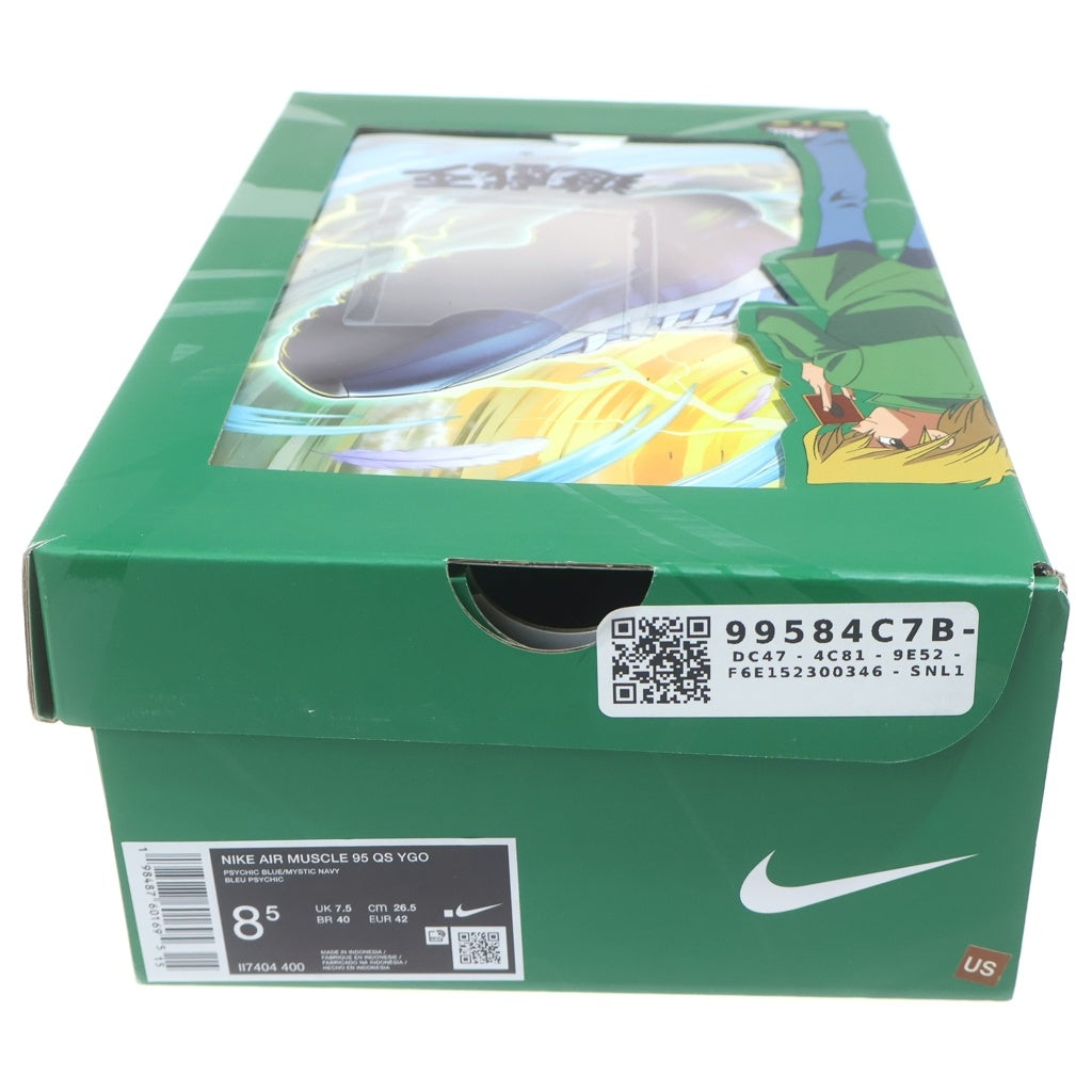 NIKE(ナイキ) ×Yu-Gi-Oh! AIR MAX 95 AIR MUSCLE JOEY 遊戯王 エアマックス95 エアマッスル ジョーイ ローカットスニーカー ネイビー US8.5/26.5cm II7404-400