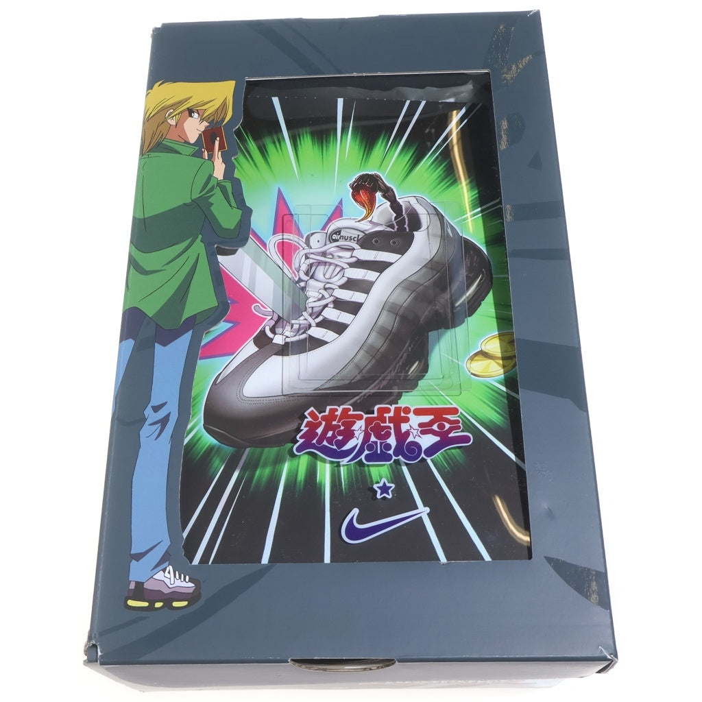 NIKE(ナイキ) ×Yu-Gi-Oh! AIR MAX 95 AIR MUSCLE JONOUCJI II7404-100 遊戯王 城之内 エアマックス95 エアマッスル ローカットスニーカー グレー US6.5/24.5cm