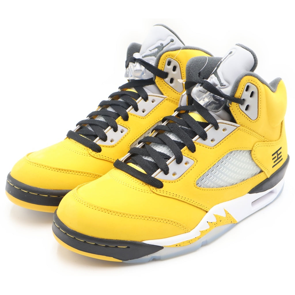 NIKE(ナイキ) AIR JORDAN 5 RETRO T23 IO3372-700 エアジョーダン5 レトロ ハイカットスニーカー イエロー US9/27cm