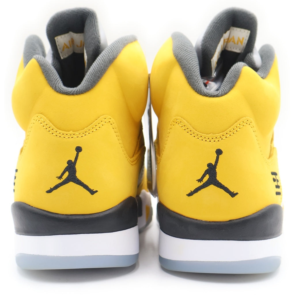 NIKE(ナイキ) AIR JORDAN 5 RETRO T23 IO3372-700 エアジョーダン5 レトロ ハイカットスニーカー イエロー US9/27cm