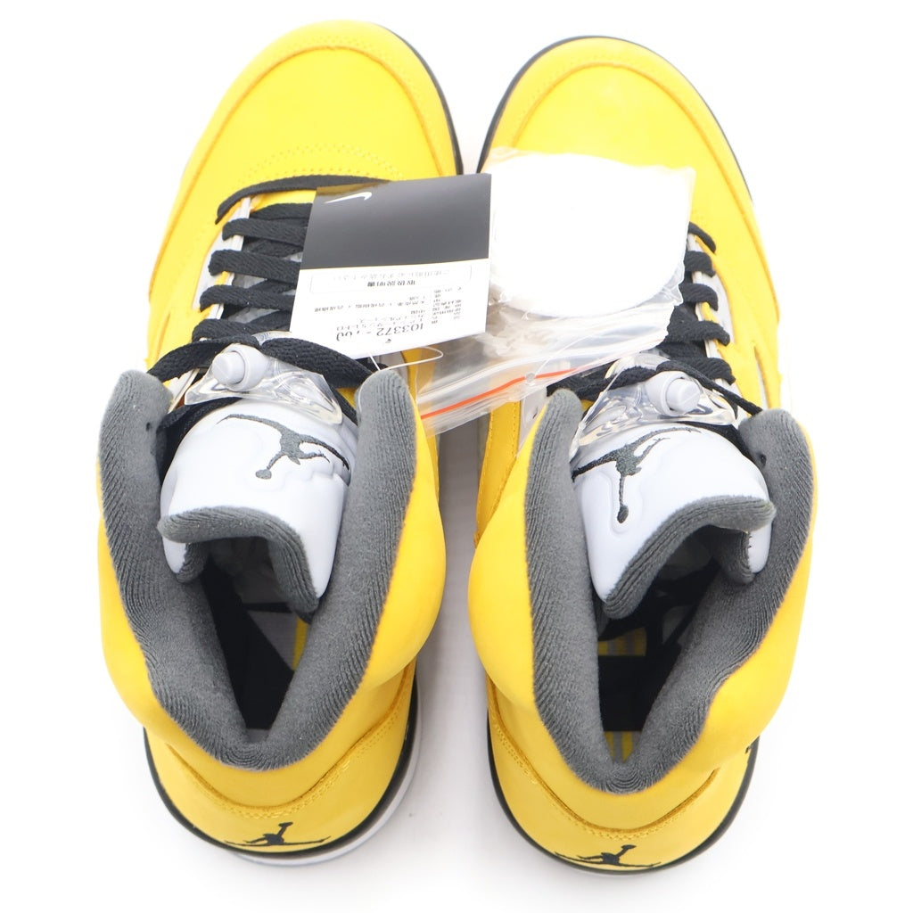 NIKE(ナイキ) AIR JORDAN 5 RETRO T23 IO3372-700 エアジョーダン5 レトロ ハイカットスニーカー イエロー US9/27cm