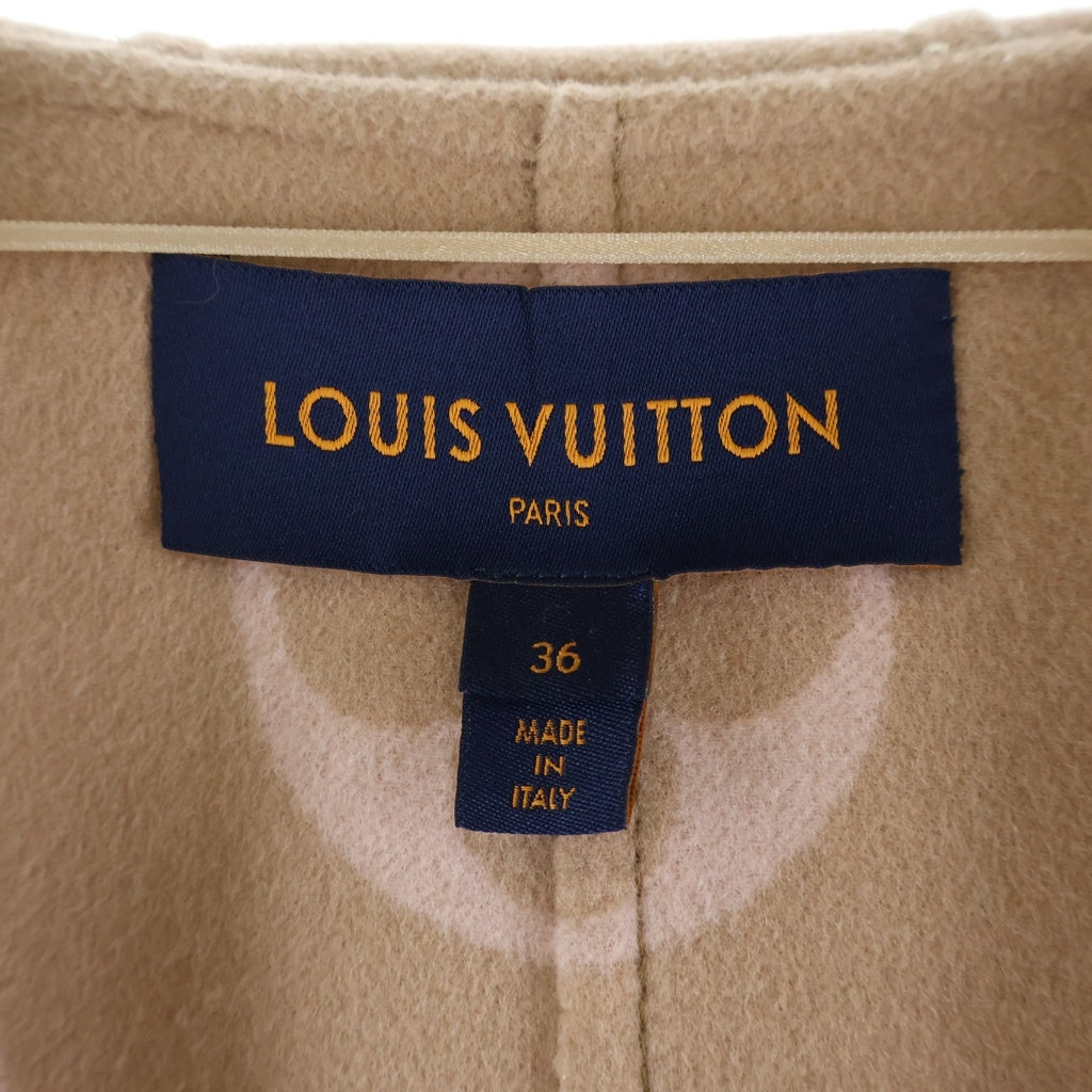 LOUIS VUITTON(ルイヴィトン) 22AW ジャイアントモノグラム フーテッド ラップコート ベージュ RW223W NUV FMCO05 レディース