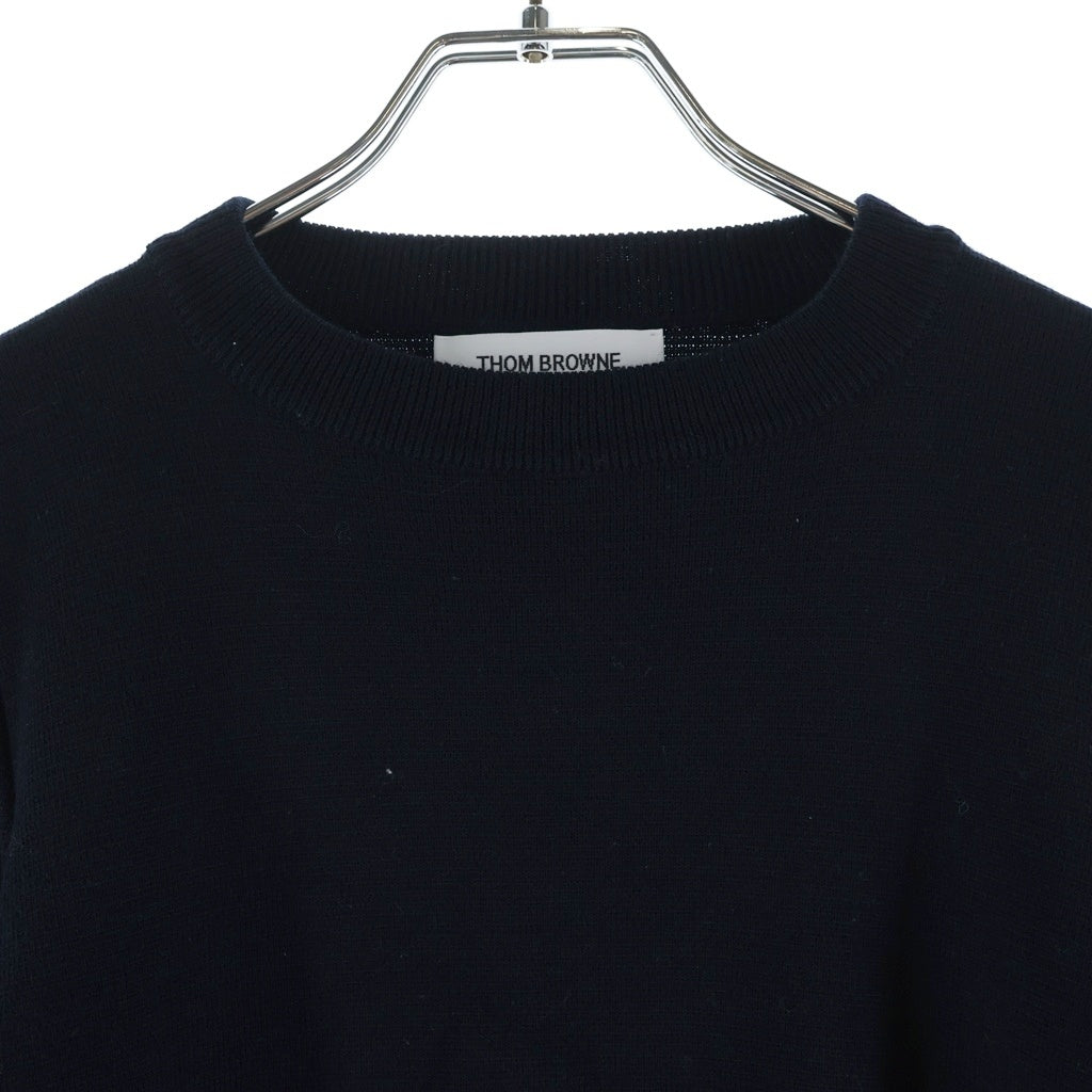 THOM BROWNE(トムブラウン) 4Bar 4バー ミラノスティッチニット セーター ネイビー FKA239A-00014-415 レディース