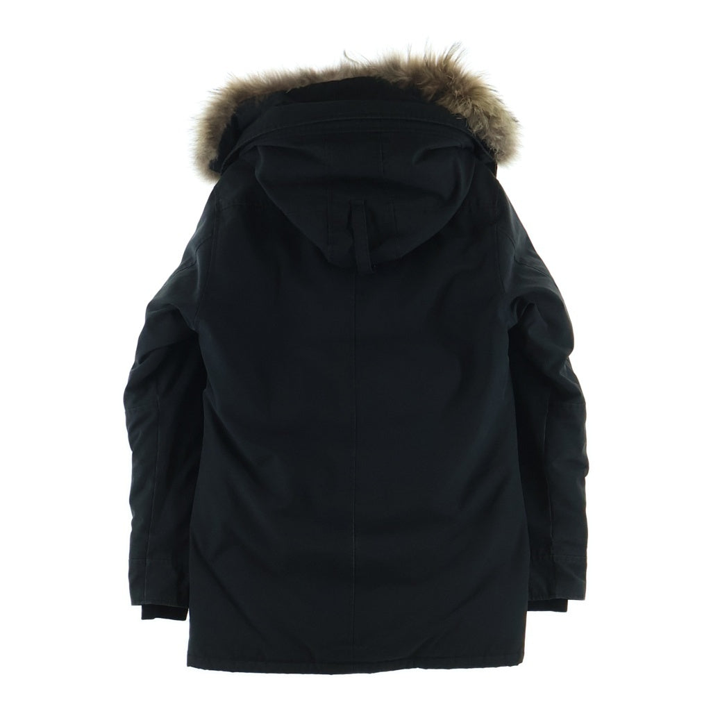 CANADA GOOSE(カナダグース) JASPER ジャスパー ファーフード付きジップアップナイロン ダウンジャケット ブラック 3438JM
