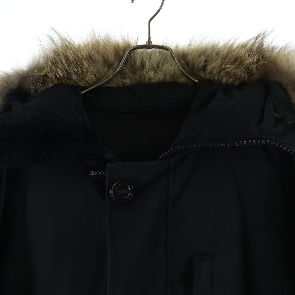 CANADA GOOSE(カナダグース) JASPER ジャスパー ファーフード付きジップアップナイロン ダウンジャケット ブラック 3438JM