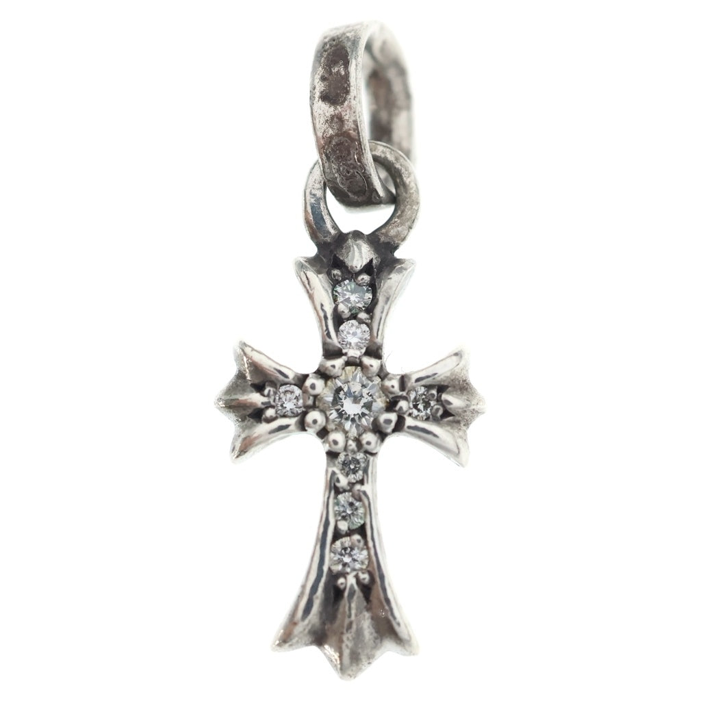 CHROME HEARTS(クロムハーツ) CRS BBYFAT P DMND ベイビーファットクロス PAVEダイヤ ペンダントトップ シルバーBCA234