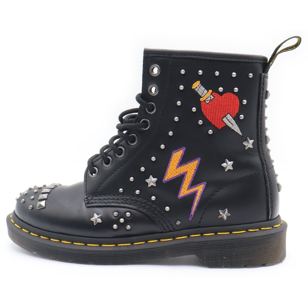 Dr.Martens(ドクターマーチン) 1460 ROCKABILLY ロカビリー 8ホール レースアップ ブーツ ブラック レディース 24207001