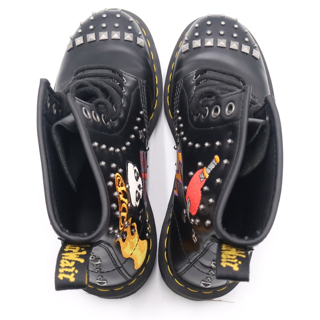 Dr.Martens(ドクターマーチン) 1460 ROCKABILLY ロカビリー 8ホール レースアップ ブーツ ブラック レディース 24207001