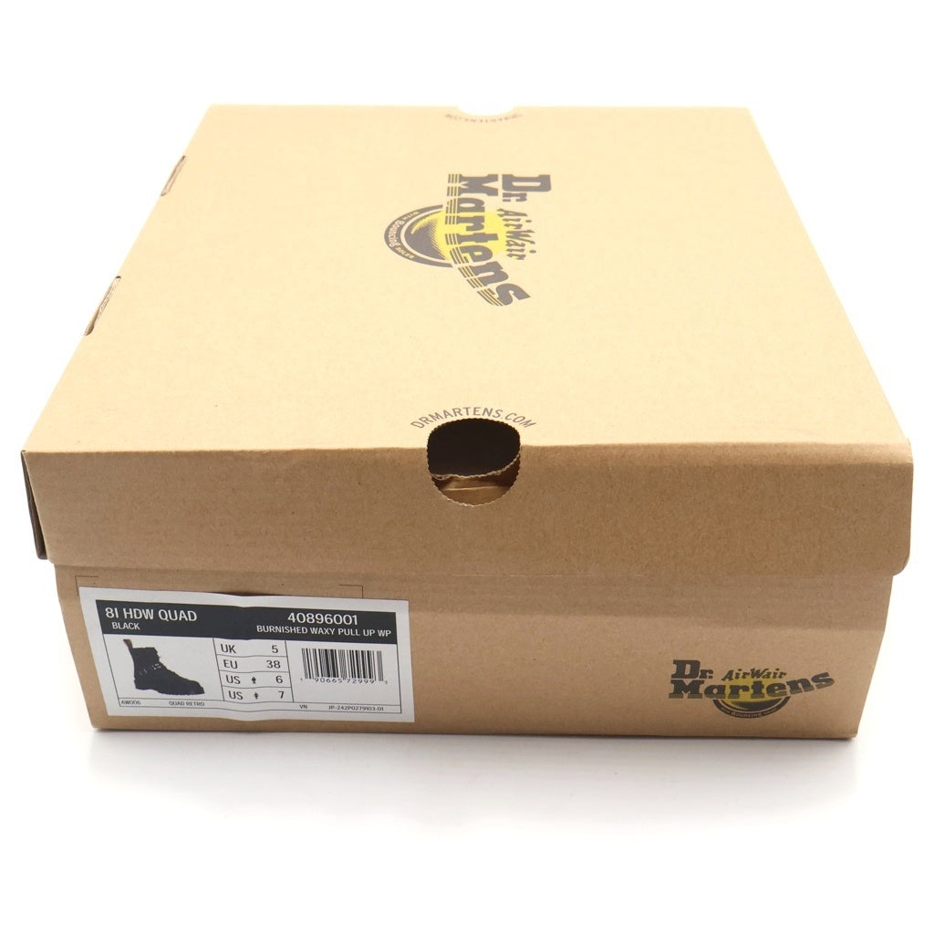 Dr.Martens(ドクターマーチン) 8I HDW QUAD 8ホール スパイクスタッズ ロックスタッズ レースアップ ブーツ ブラック レディース 40896001