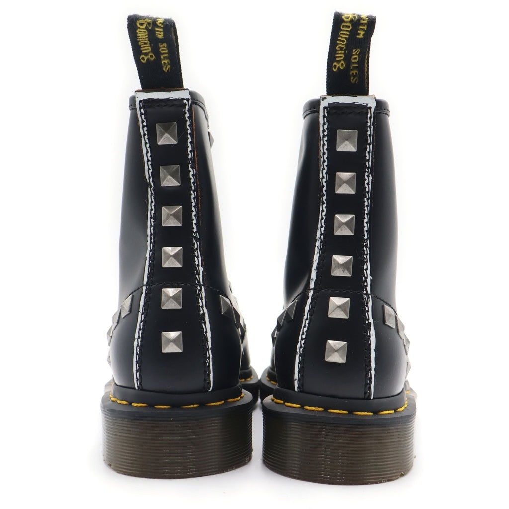 Dr.Martens(ドクターマーチン) 1460 STUD 8ホール ロックスタッズ レースアップ ブーツ ブラック レディース 25202001