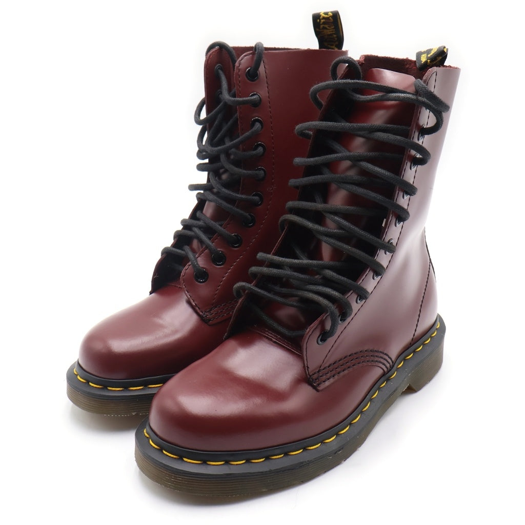Dr.Martens(ドクターマーチン) 1490 10ホール レースアップ ブーツ レディース ボルドー 10092600