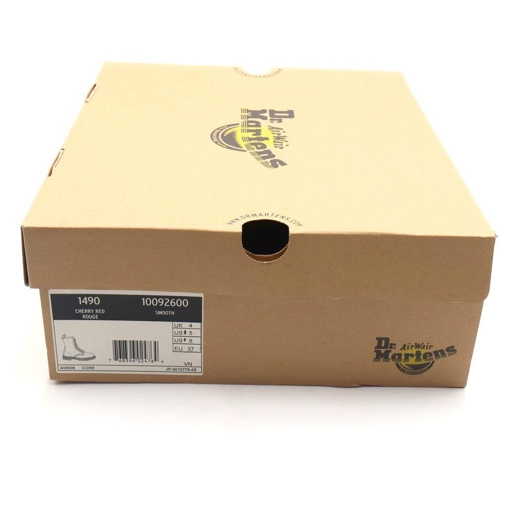 Dr.Martens(ドクターマーチン) 1490 10ホール レースアップ ブーツ レディース ボルドー 10092600