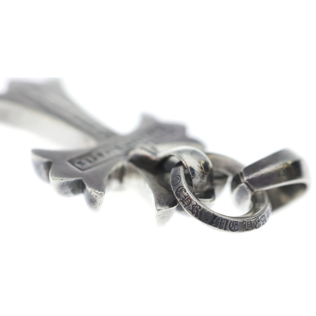 CHROME HEARTS(クロムハーツ) CH CRS SML W/BALE Wベイル スモールCHクロス ペンダントトップ シルバー BCA218