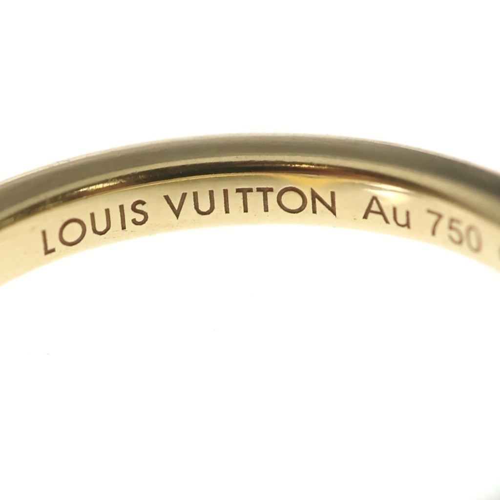 LOUIS VUITTON(ルイヴィトン) K18YG LVヴォルト アップサイド ダウン リング イエローゴールド レディース