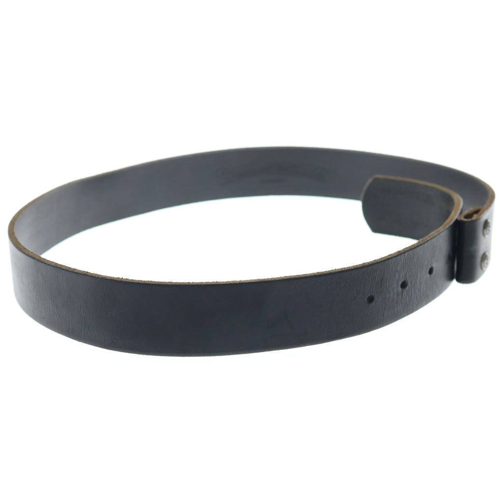 CHROME HEARTS(クロムハーツ) 1.5 STRAP 1.5インチ ホースシューリベッツ レザーベルトストラップ ブラック