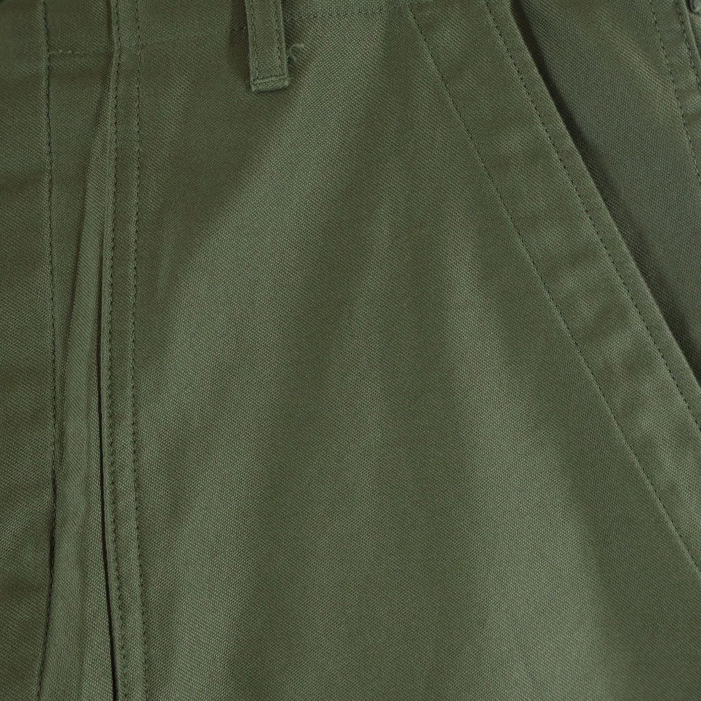 INTERIM(インテリム) GIZA BACK SATIN BAKER PANTS ギザバックサテンベイカーパンツ カーキ