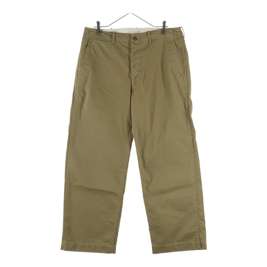 SCYE BASICS(サイベーシックス) San Joaquin Cotton Chino Military Trousers サンホアキン コットン チノ ミリタリー トラウザーズ カーキ